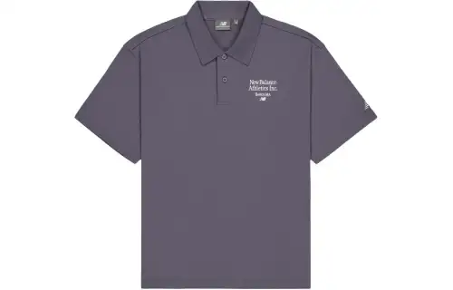 New Balance Polo Shirt Men's Gray