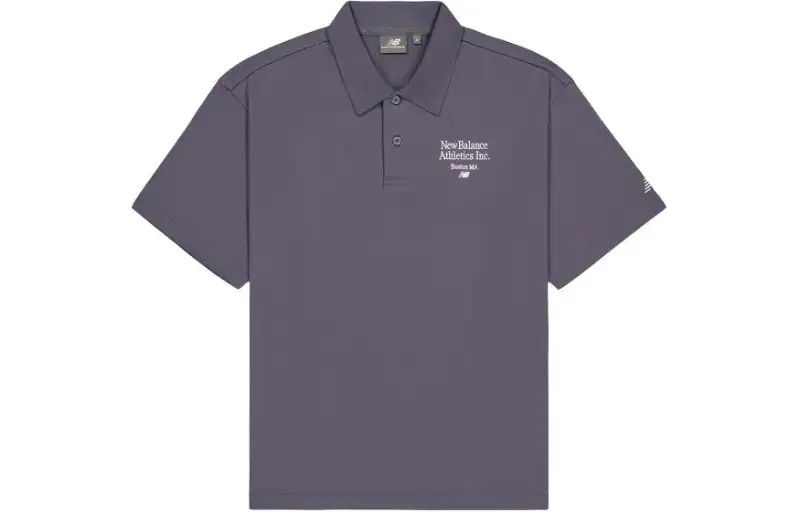 New Balance Polo Shirt Men's Gray