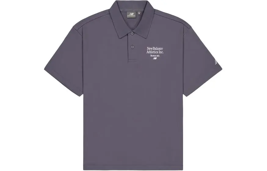 New Balance Polo Shirt Men's Gray