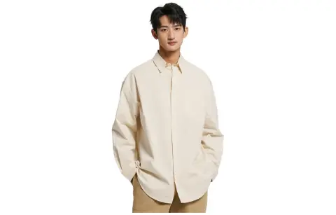 Calvin Klein Shirts Men's Ecru Moderate