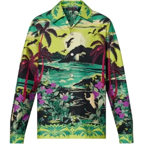 LOUIS VUITTON Long-Sleeved Cotton Shirt