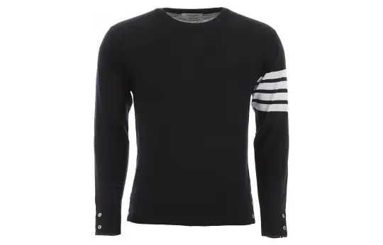 THOM BROWNE 4 Bar Striped Sweater