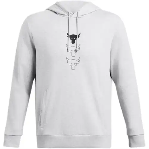Under Armour x JUSHIQIANGSEN,LIANMINGKUAN ProjectRock FW24 Rival Flc Sweatshirt Men's Halo Gray