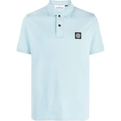 STONE ISLAND 2SC17 Compass-patch Polo Shirt