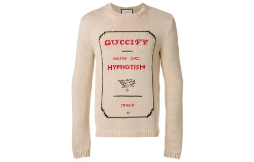 GUCCI Sweater Men's Milk Tea Beige