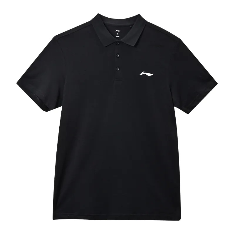 Li Ning Sports Life Collection Polo Shirt Men's Black