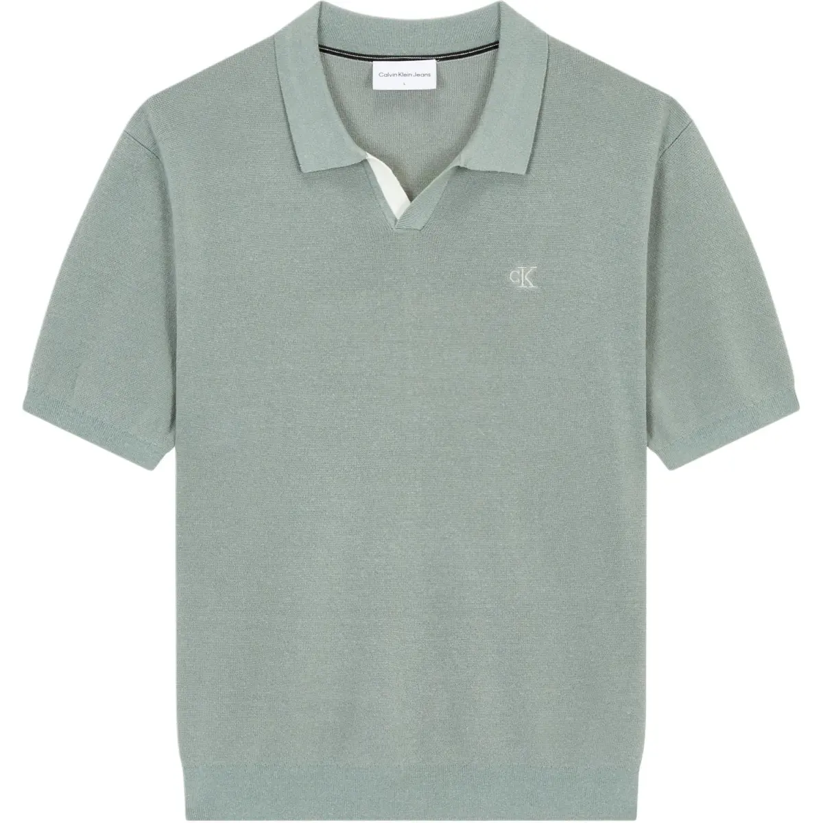 CALVIN KLEIN Polo Shirt Men's Green