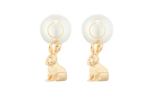 DIOR Earrings Women's Gold