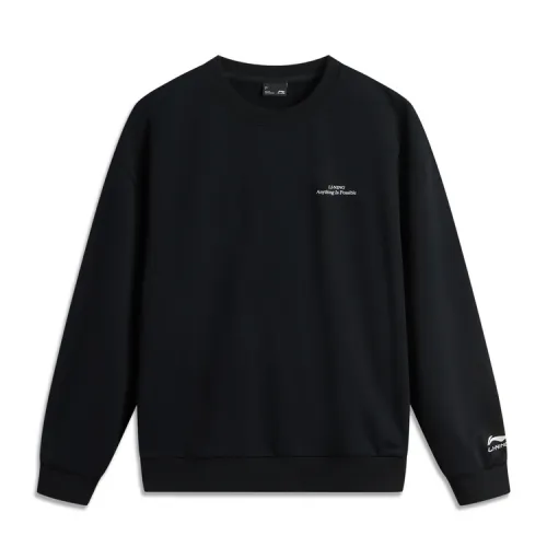 Li Ning Sports Life Collection Sweatshirt Unisex Black