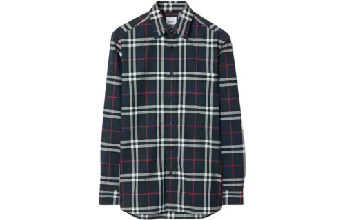 Burberry Check pattern Cotton Shirt