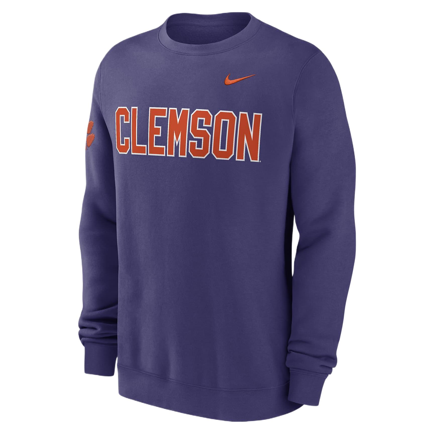 Nike Clemson Tigers Sideline Dabo Men's Nike College Pullover Crew