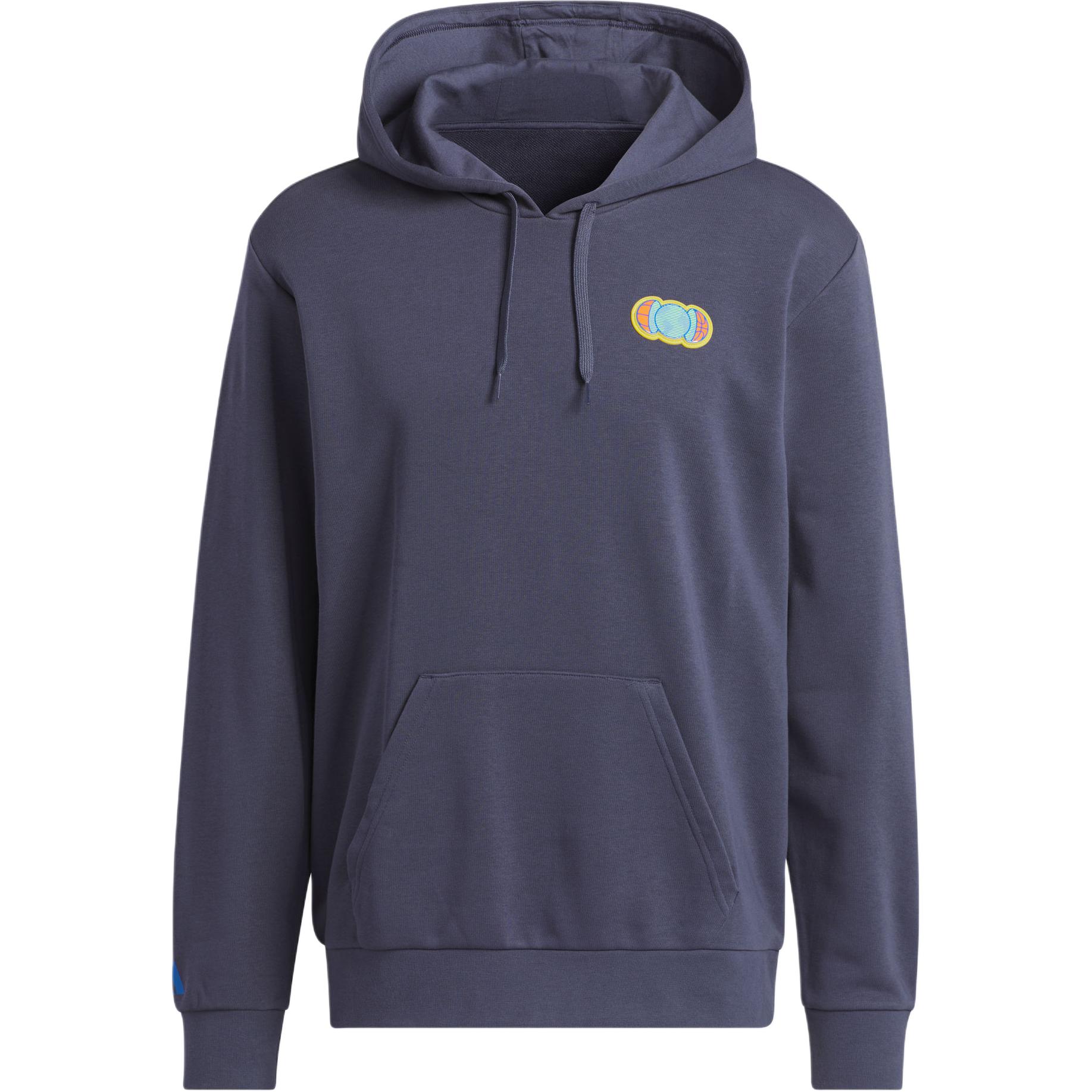 Adidas Rldwide Worldwide Hoops Hoodie Sweatshirt Men's Dark Navy Blue