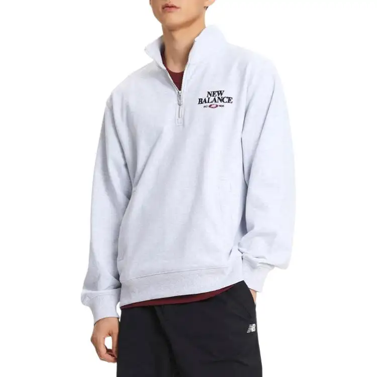 New Balance Sweatshirt Unisex Light Gray