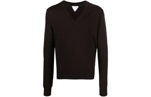 Bottega Veneta Sweaters Men's Black V Neck Moderate Other