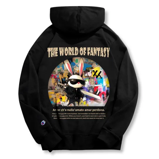 Champion Hoodie One Wood Color Sunglasses Benny Fleece Lined Hooded Sweatshirt Unisex Black