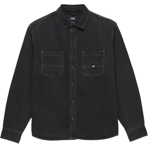 Vans Stevens Denim Long Sleeve Woven Shirt Men's Black