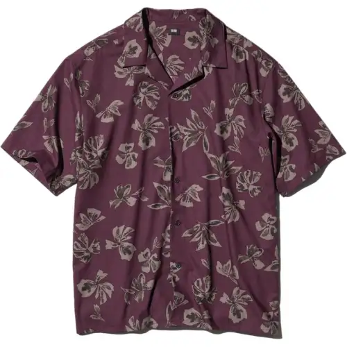 UNIQLO Shirts Unisex Cuban Collar Moderate Other