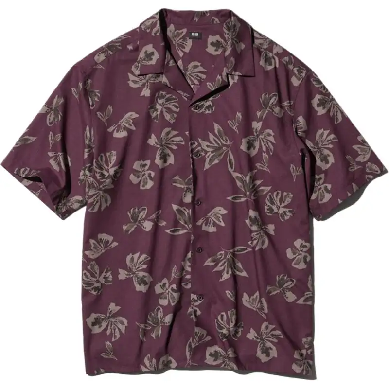 UNIQLO Shirts Unisex Cuban Collar Moderate Other