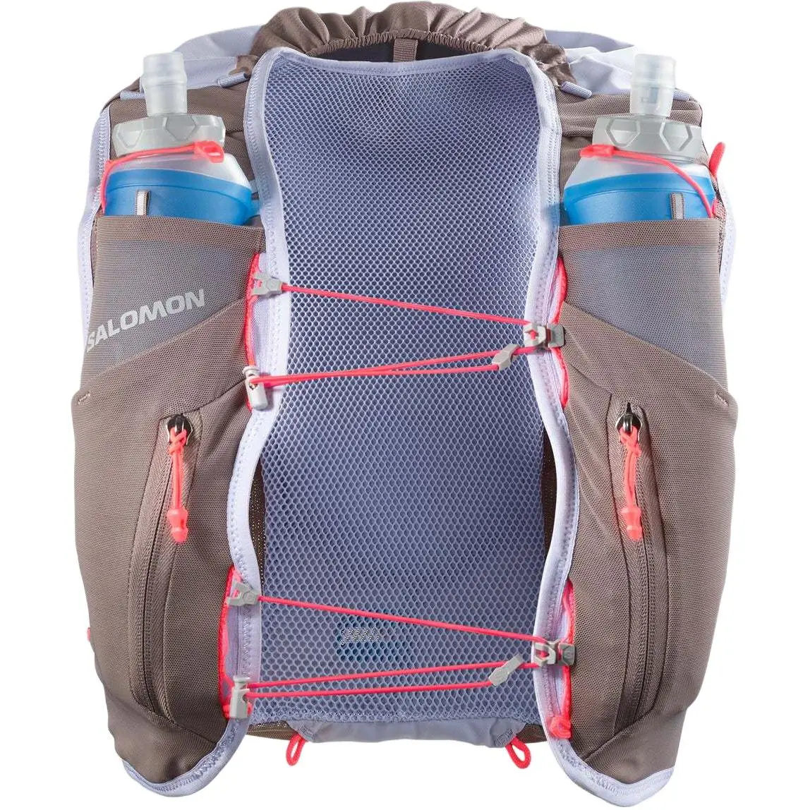 SALOMON 12L Outdoor Bags Nylon Flesh & White Women's