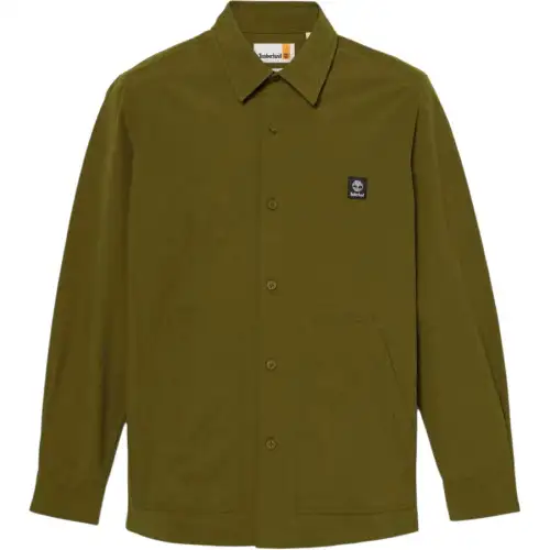 Timberland Shirts Men's Khaki Lapel Moderate