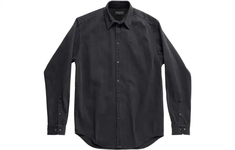Balenciaga FW23 Shirt Regular Fit Men's Black