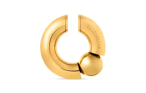 Balenciaga Earrings Women's Gold