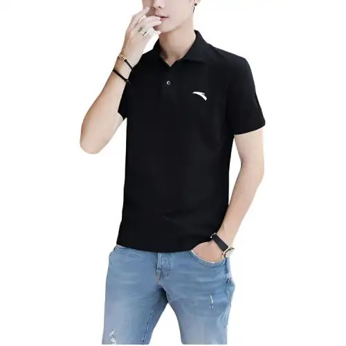 Anta Sports Life Collection Polo Shirt Men's Basic Black