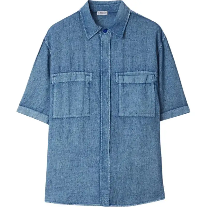 Burberry Short sleeve Linen Shirt