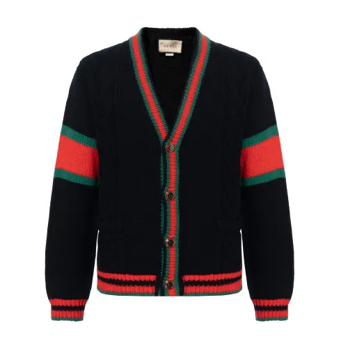 GUCCI Oversize Cable Knit Cardigan