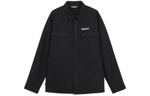 Timberland Shirts Men's Black Lapel Moderate Other