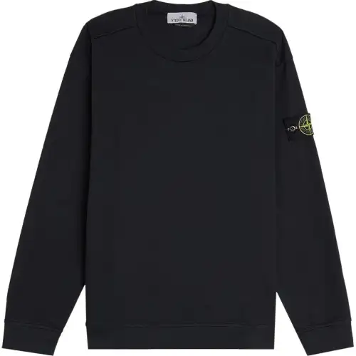 STONE ISLAND Logo-patch Cotton Sweatshirt