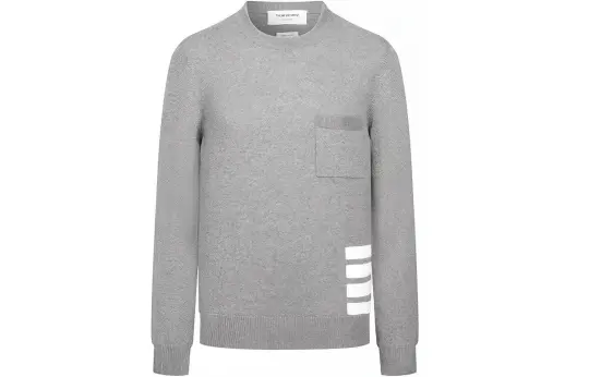 THOM BROWNE· FW21 Sweater Men's Light Gray