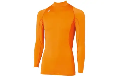 ASICS Shirts Men's Orange Stand Collar Moderate Other