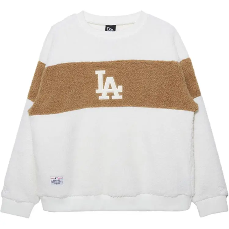 New Era American Sweatshirt Unisex Ivory White