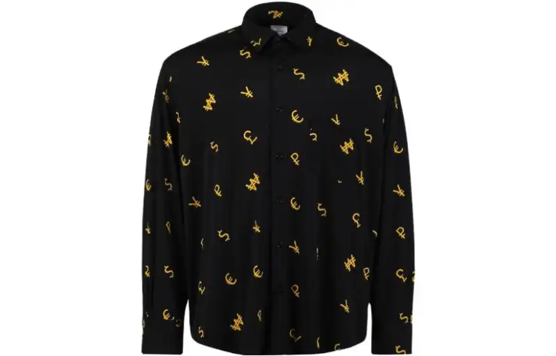 Vetements All-Over Printed Straight-Hem Shirt