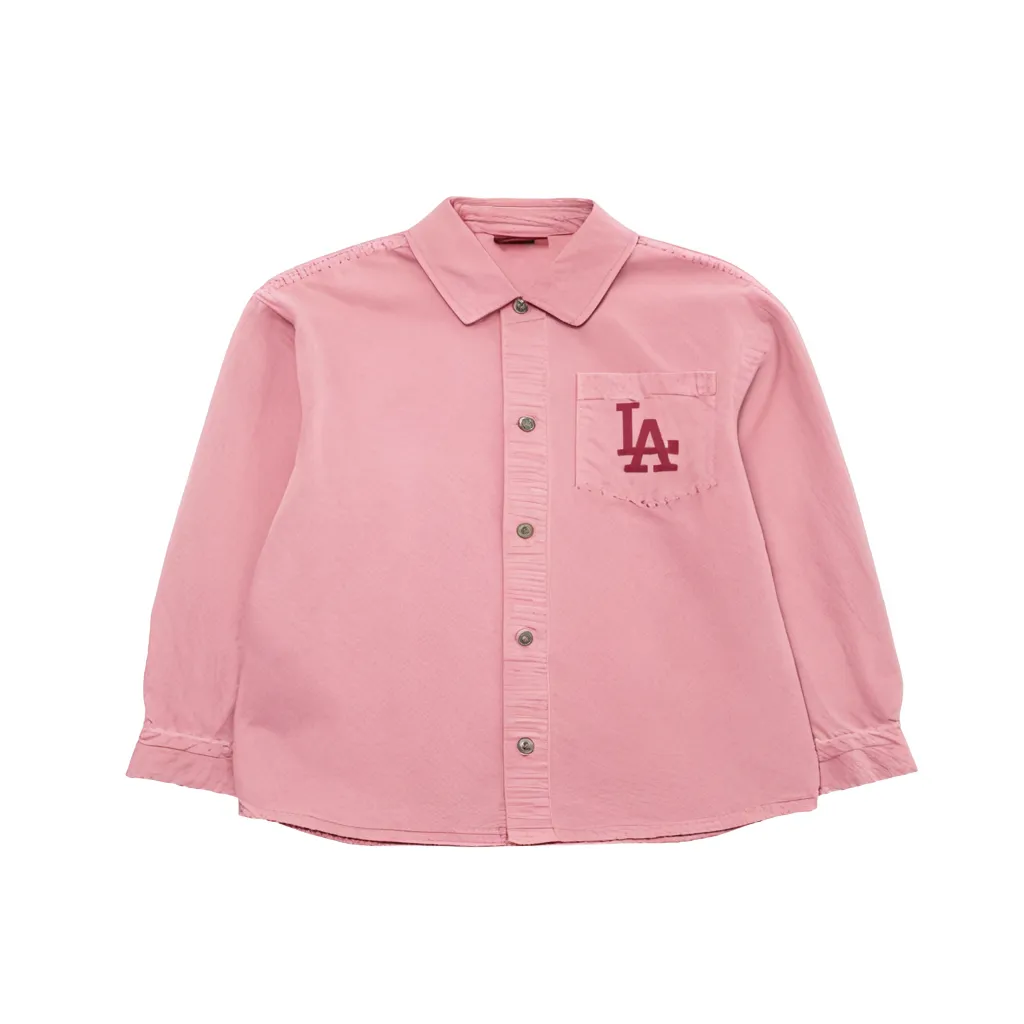 MLB Los Angeles Dodgers Shirt Unisex Hemp Pink