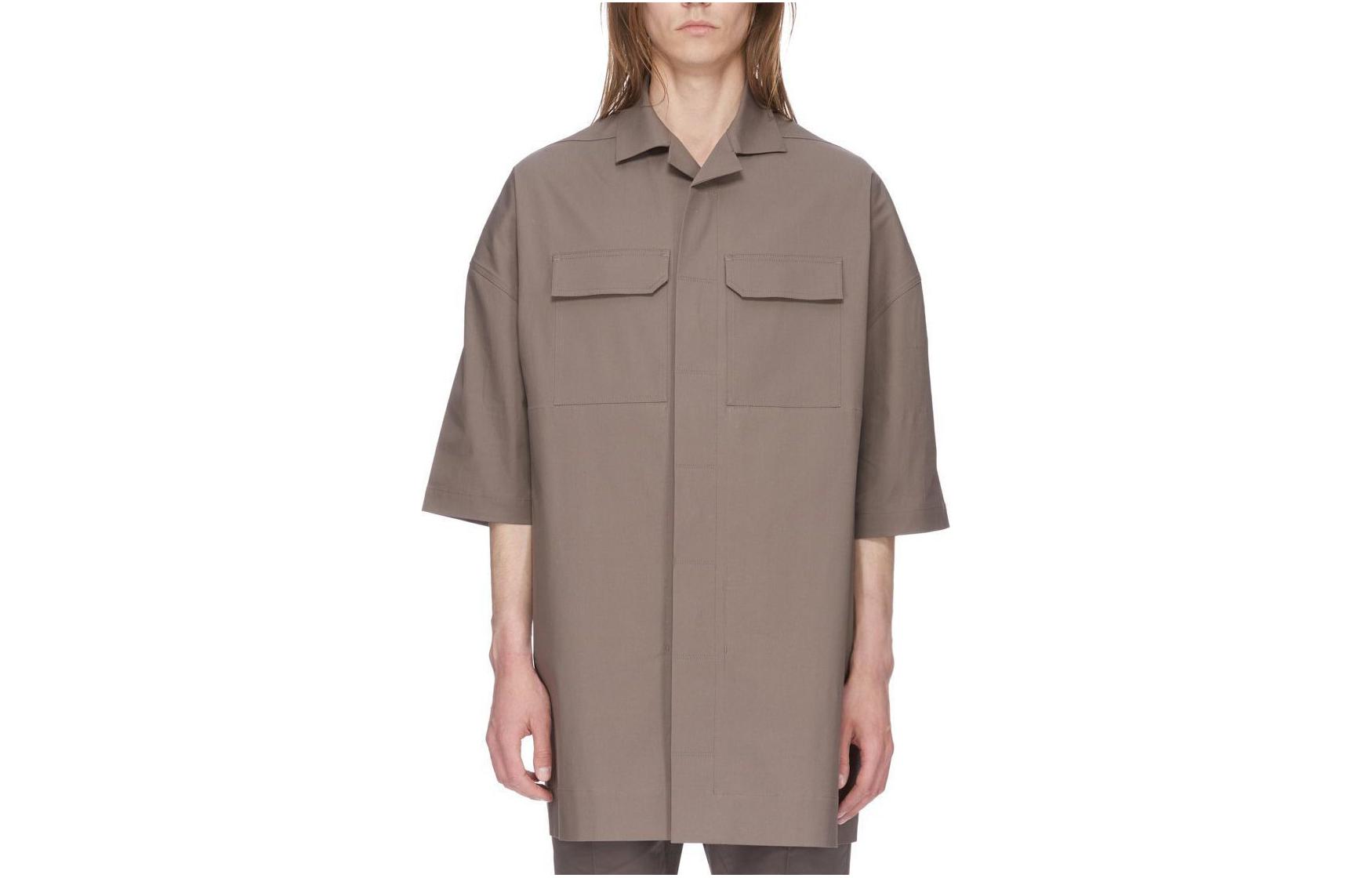 RICK OWENS Tommy Short Sleeved Shirt