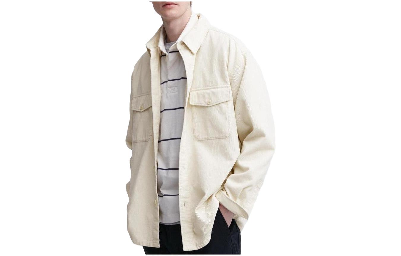 UNIQLO Uniqlo, corduroy jacket, shirt for men and women, loose fit