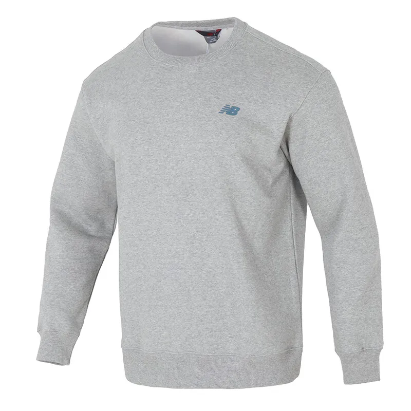 New Balance Running Fitness Training Fleece Lined Sweatshirt Men's Gray