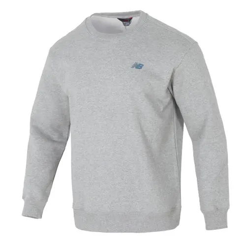 New Balance Running Fitness Training Fleece Lined Sweatshirt Men's Gray