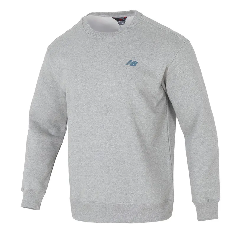 New Balance Running Fitness Training Fleece Lined Sweatshirt Men's Gray