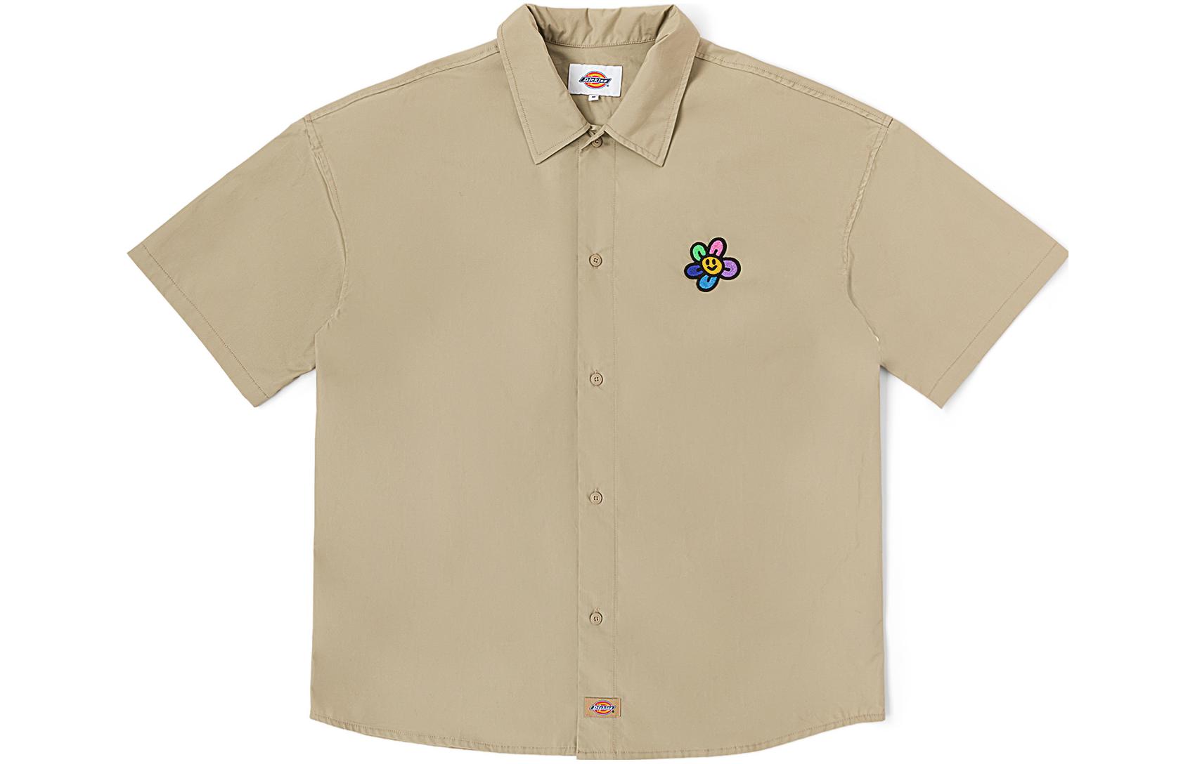 Dickies Shirts Men's Sand Pointed Collar Moderate Workwear