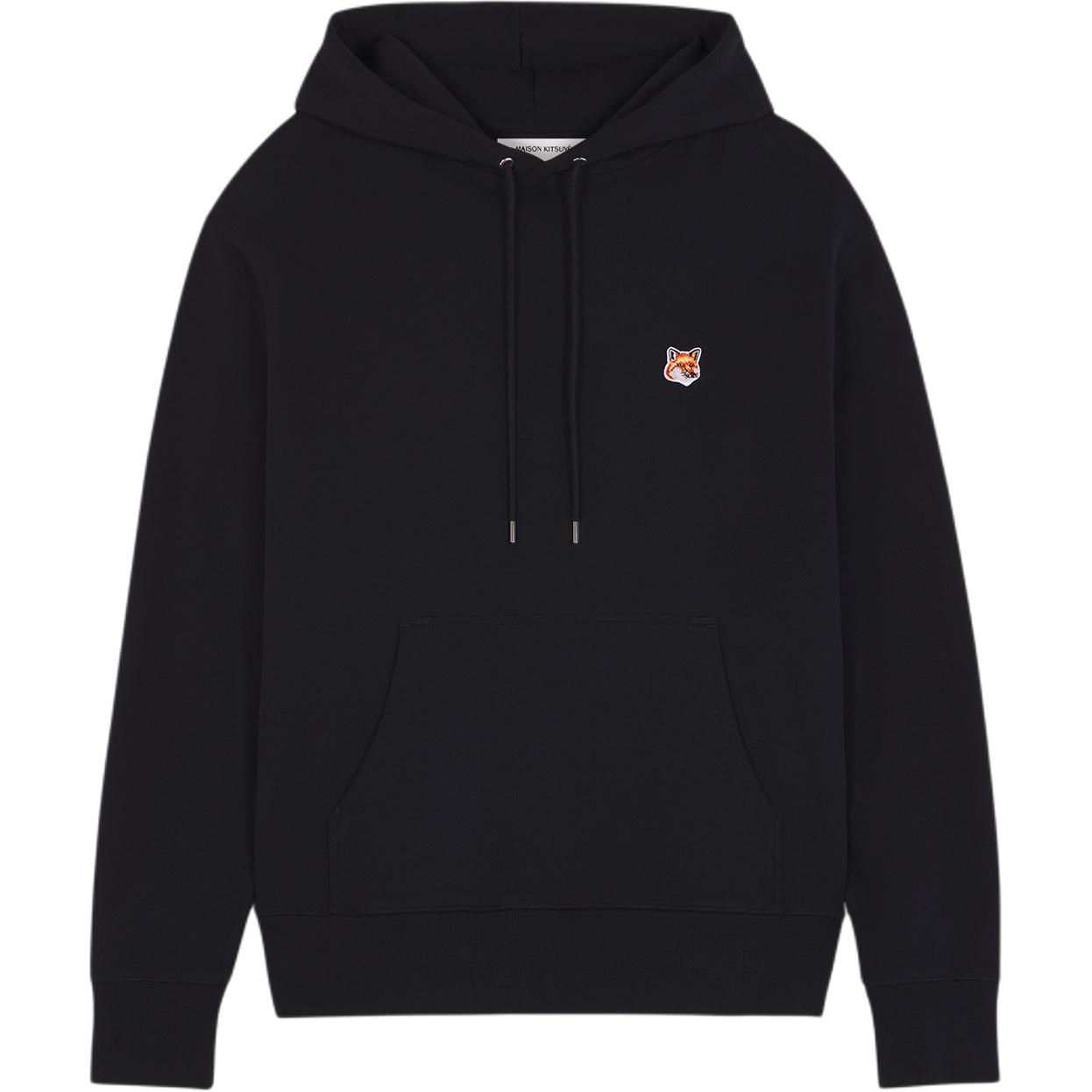 Мужское худи Maison Kitsune (черное)