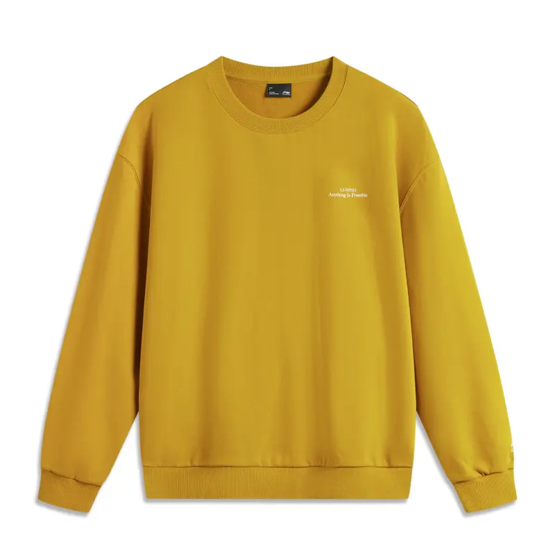 Li Ning Sports Life Collection Sweatshirt Unisex Palm Gold