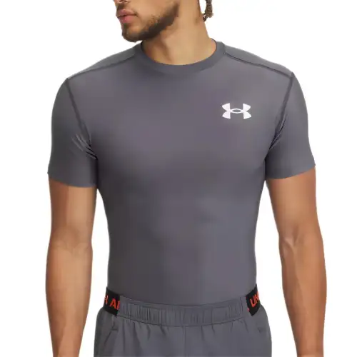 Under Armour HeatGear T Shirt Men's Gray