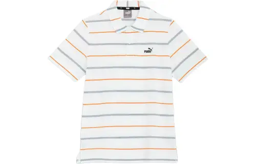 PUMA Polo Shirts Men's White Polo Collar Moderate Other