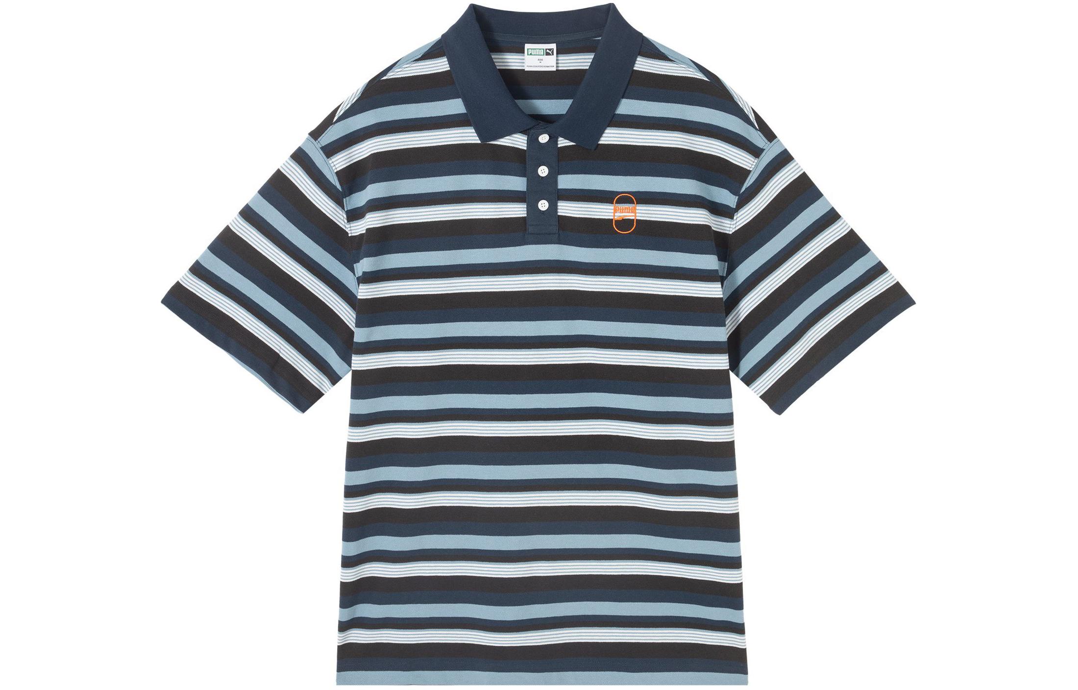 PUMA Downtown 180 DOWNTOWN Polo Shirt Men's Marine Blue