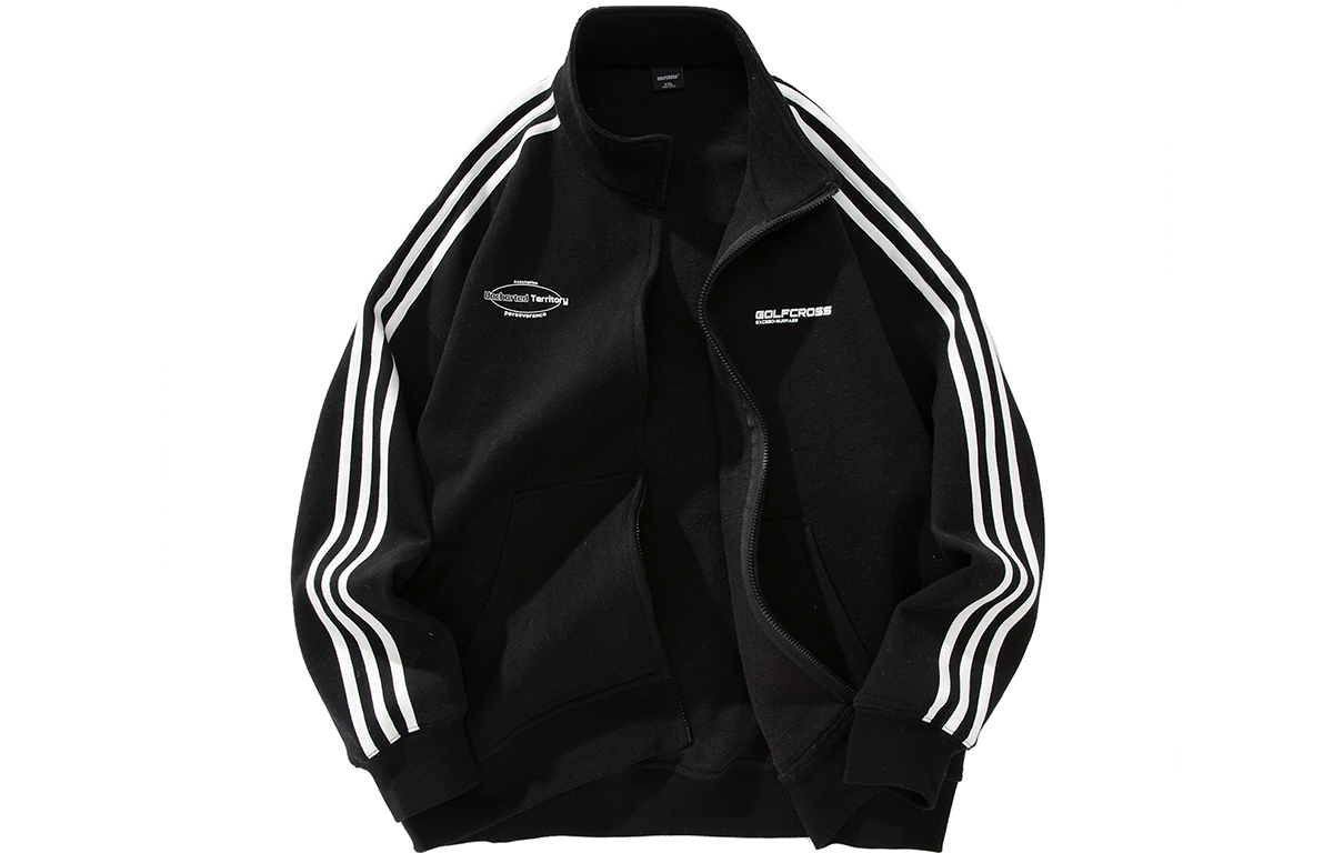 Толстовка GOLFCROSS Zip Hoodie (серая)