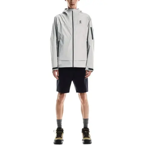 On Trek Jackets Men's Silver Hooded (Non-detachable) Moderate