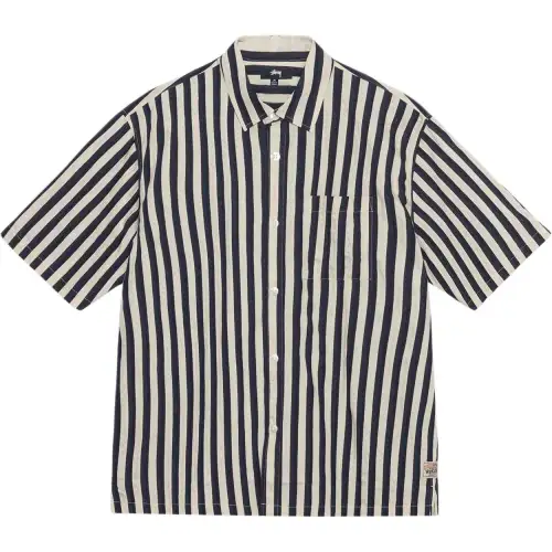 Stussy Boxy Flat Striped Hem Shirt